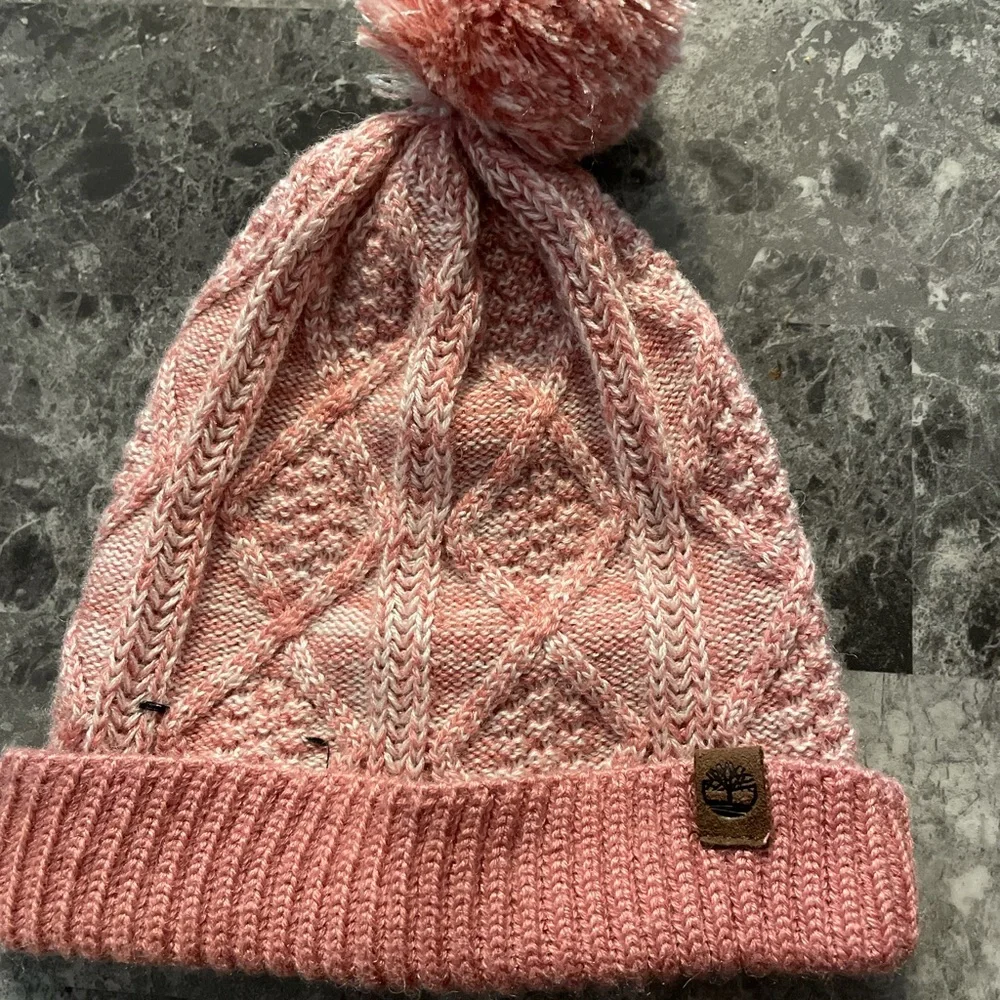 Pink Timberland Infant Beanie Hat